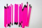 2mm hollow tips 1mm bore pink(30)