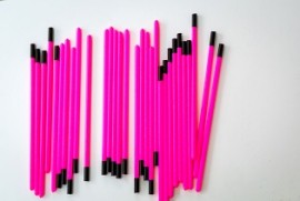 1.5 hollow tips 0.8mm pink(30)