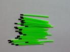 1.7 hollow green tips 1mm bore(30)