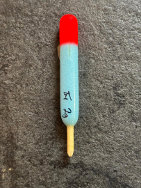 TN (tez naulls) Styrofoam Flighted Pellet Wagglers  2g red top  