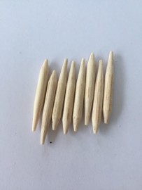 0.5 pencil D balsa bodies 1mm bore (8)
