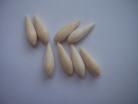 0.5g tear shaped balsa bodies 1mm bore (8)