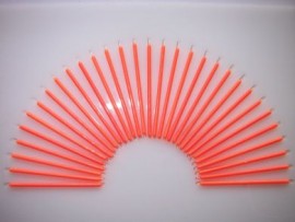 0.6 solid red tips 35mm long(100)