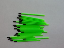 1.2 hollow green tips 0.8mm bore(30)