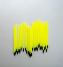 2mm hollow yellow tips 0.6mm bore (30)